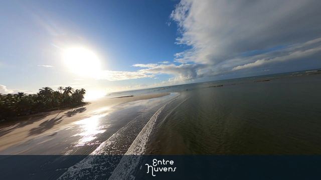 Vídeo em FPV da Praia de Ipioca no começo do dia - Maceio - Alagoas 