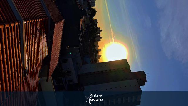 Vídeos curto do pôr do sol  — vídeo aéreo de Santo André