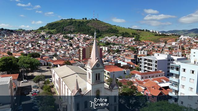 Visão aérea do centro da cidade de Cambuí - MG