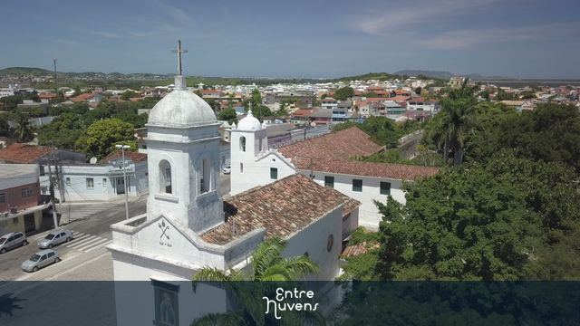 Vista Aérea da Igreja Matriz de Nossa Senhora da Conceição em Cabo Frio