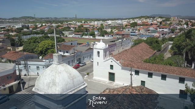 Vista Aérea da Igreja Matriz de Nossa Senhora de Assunção em Cabo Frio