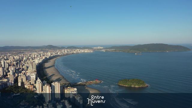 Vista aérea de Santos SP