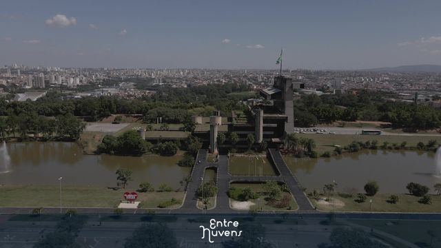 Vista aérea do Paço Municipal de Sorocaba