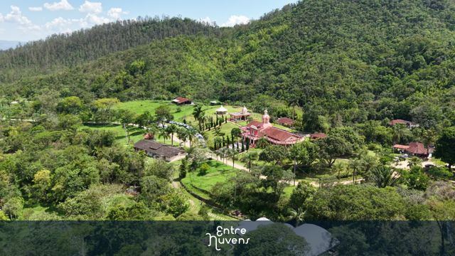 Vista Aérea do Templo Hare Krishna em Pindamonhangaba