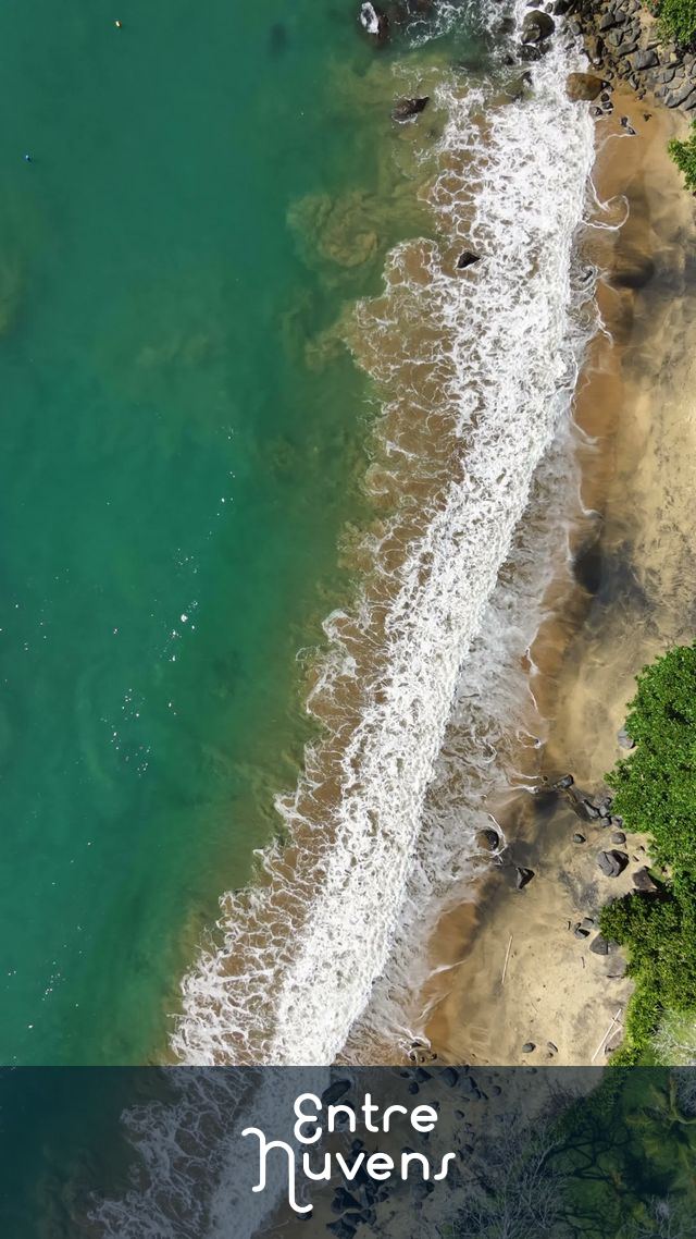 Vista Aérea Espetacular de Praia Paradisíaca com Águas Cristalinas — vídeo aéreo de Ilhabela