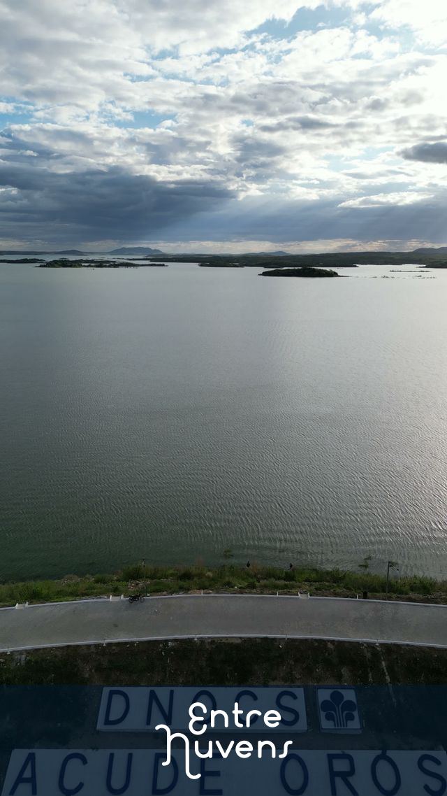 Vista Aérea Espetacular do Açude Orós no Ceará