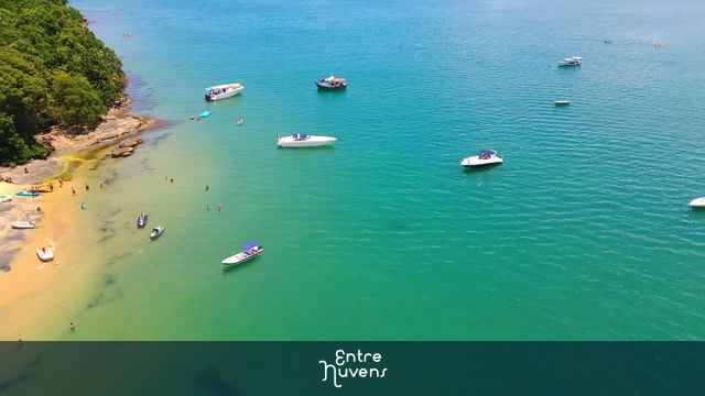 Vista da Ilha da Cocanha  - Caraguatatuba