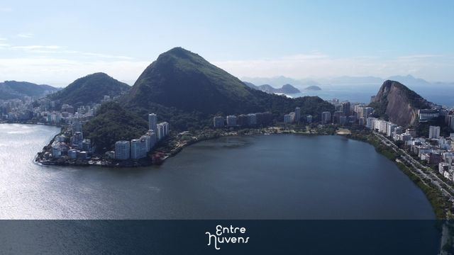 Vista da Lagoa Rodrigo de Freitas e vista Copacabana, Rio de Janeiro/RJ