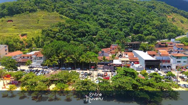 Vista da praia da Cocanha - Caraguatatuba
