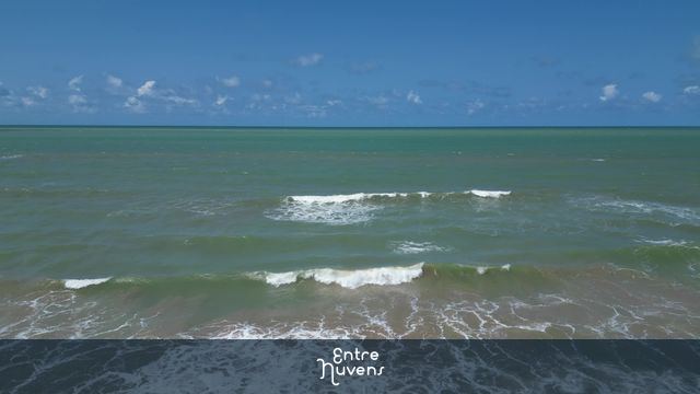 Vista panorâmica do mar — vídeo aéreo de Recife