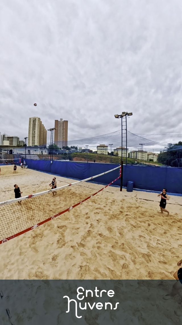 VOLEI DE AREIA MASCULINO — vídeo aéreo de São José dos Campos