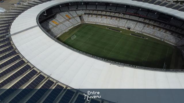 Voo sobre o Estádio Mineirão, Belo Horizonte